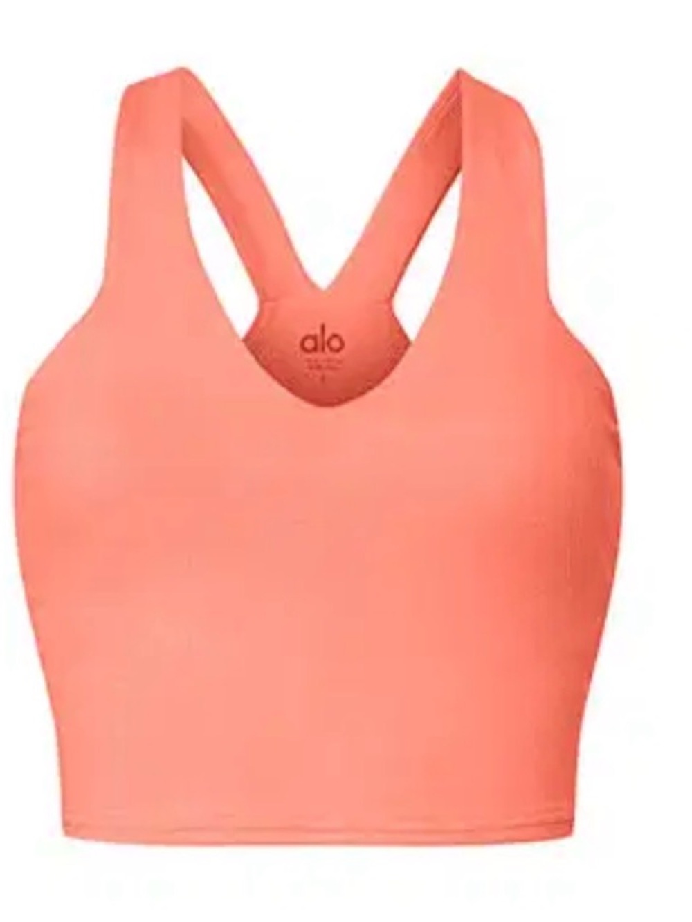 ALO Yoga Women’s Coral Sports Bra Tank Top - Picture 2 of 7